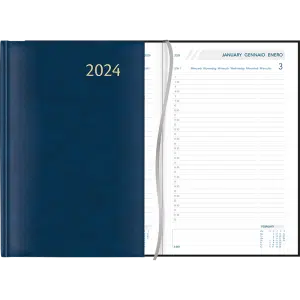 Agenda Daily 2024 - Blauw